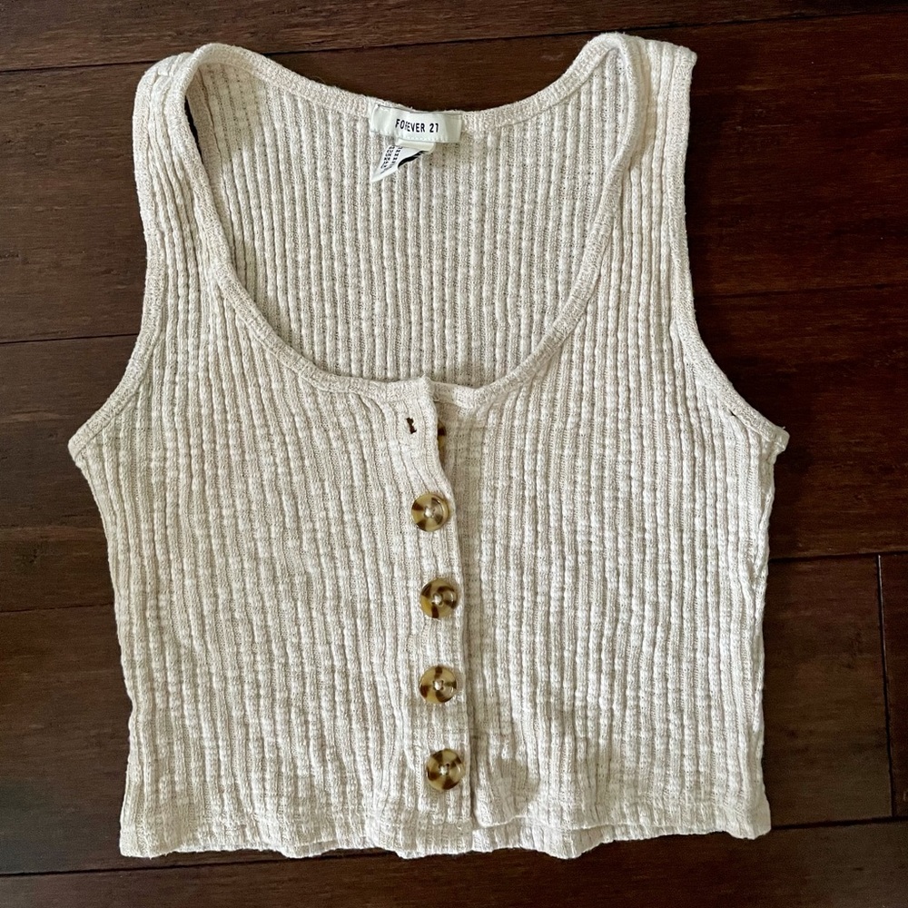 FOREVER 21 ribbed tank top